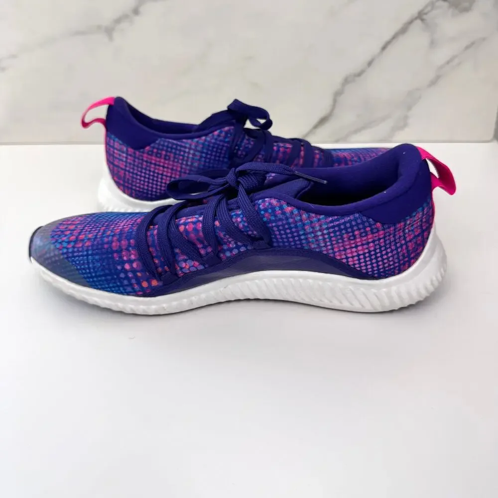 Adidas Big Kids ART DB0599 Cloudfoam Sneakers Size 6.5 Knit Active Purple Pink